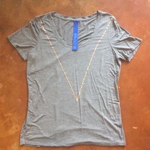 Kit and Ace Gold V shirt
